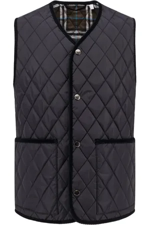 Burberry Vests, male, , L, Jackets with Velvet Trim