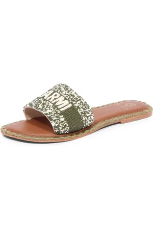 DE SIENA Sliders, female, , 5 UK, Military Beads Sandal