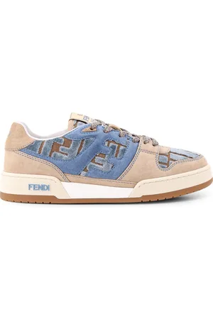 Fendi Sneakers, female, , 3 1/2 UK, Trainers with Mesh Inserts
