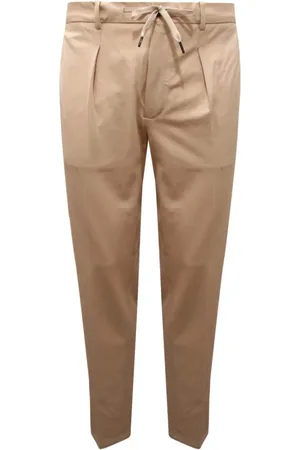 Circolo Slim-fit Trousers, male, , M, Piquet Trousers Sandsheel Model Cn3820