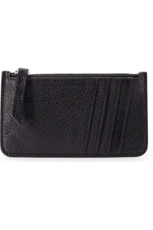 Maison Margiela Wallets & Cardholders, male, , ONE SIZE, Italian Leather Cardholder with Zip