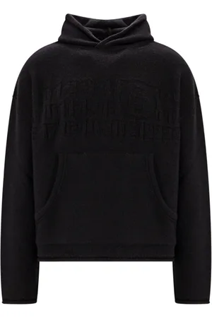Maison Margiela Hoodies, male, , L, Logo Embroidered Hooded Jumper