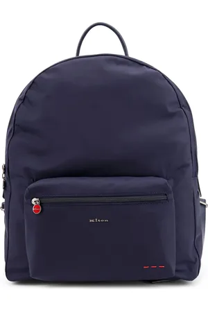 Kiton Backpacks, male, , ONE SIZE, Bags with Leather Handle and Adjustable Straps