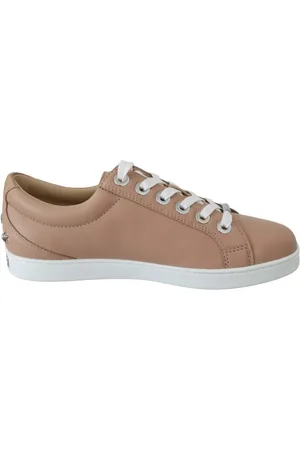 Jimmy Choo Sneakers, female, , 2 1/2 UK, Powder Leather Trainers