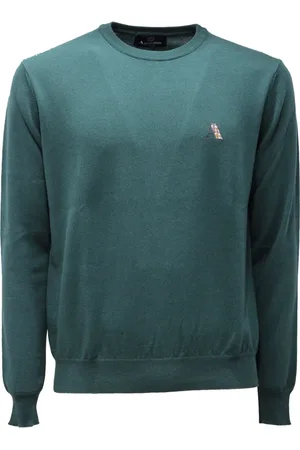 Aquascutum Round-neck Knitwear, male, , S, Wool Jumper Roundneck Style