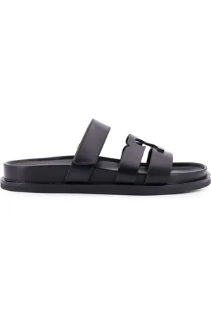 Tory Burch Leather Monogram Sandals
