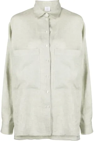 ELEVENTY Shirts, female, , 2XS, Elegant Long Sleeve Shirt with Pockets