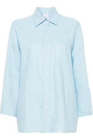 ELEVENTY Linen Long Sleeve Casual Shirt