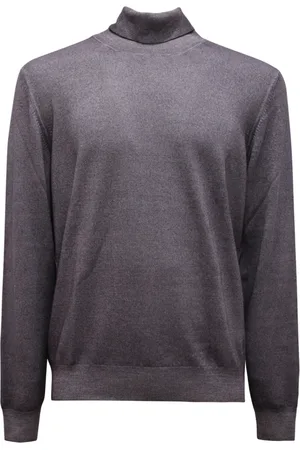 LARDINI Round-neck Knitwear, male, , 2XL, Wool Turtleneck Jumper, Made in Italy