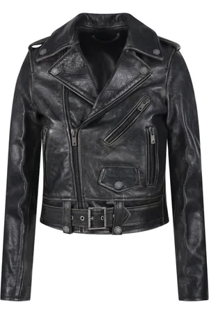 Golden Goose Leather Jackets, female, , XS, Chiodo Jacket
