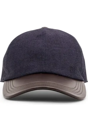 Berluti Leather Hats with Adjustable Strap
