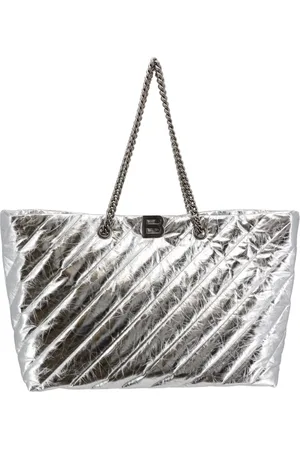 Balenciaga Tote Bags, female, , ONE SIZE, Metallic Handbag with Zip Pocket