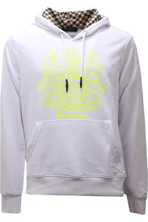 Aquascutum Hoodies, male, , L, Cotton Hoodie Sweatshirt