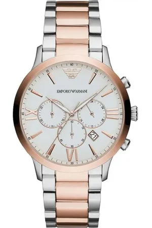 Emporio Armani Watches, male, , ONE SIZE, Elegant Two-Tone Mens Watch Ar11209