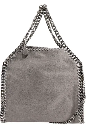 Stella McCartney Tote Bags, female, , ONE SIZE, Charm Button Grey Bag