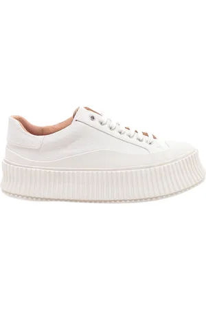 Jil Sander Sneakers, female, , 7 UK, Canvas Trainers Elegant Style
