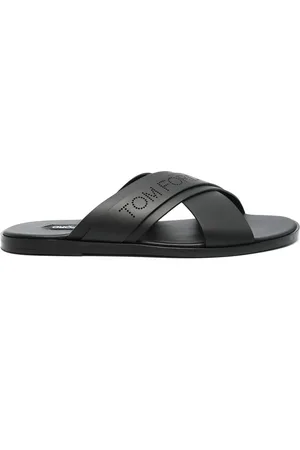 Tom Ford Sliders, male, , 10 UK, Open Toe Flat Sole Shoe