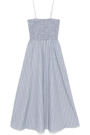 FAITHFULL THE BRAND Maxi Dresses, female, , L, Cornflower Square Neck Dress