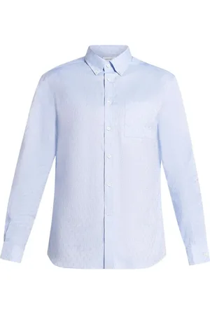Salvatore Ferragamo Formal Shirts, male, , M, Sky Button-Down Shirt