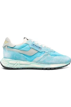 Autry Distressed Suede Panel Trainers