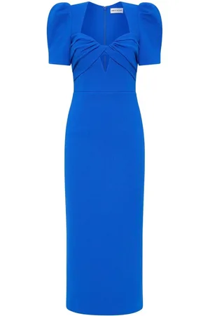 Rebecca Vallance Royal Puff Sleeve Dress