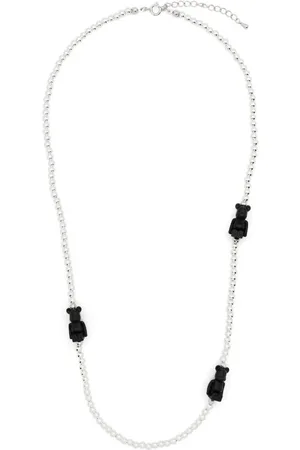 MEDICOM TOY Necklaces, male, , ONE SIZE, Bear Motif Bead Chain Necklace