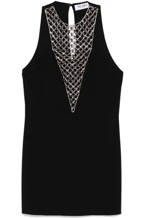 The Attico Party Dresses, female, , XS, Sleeveless Dress with Keyhole Detail