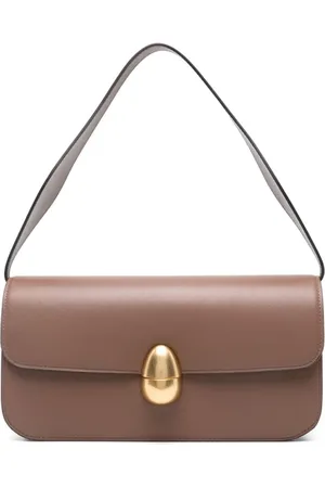 Neous Taupe Foldover Shoulder Bag