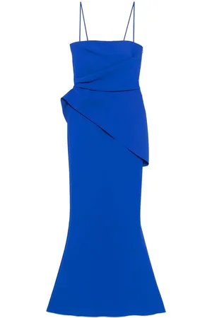 CHIARA BONI Royal Draped Panel Dress