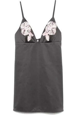 ROTATE Floral Detail Spaghetti Strap Dress