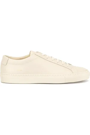 COMMON PROJECTS White Leather Low Top Trainers