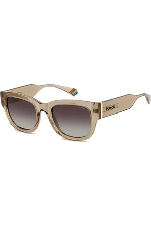 Polaroid Beige Havana Sunglasses Shaded Polarized