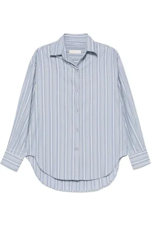 FAITHFULL THE BRAND Cornflower Blue Button-Up Shirt