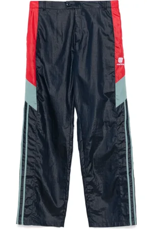 MARTINE ROSE Navy Blue Belted Trousers