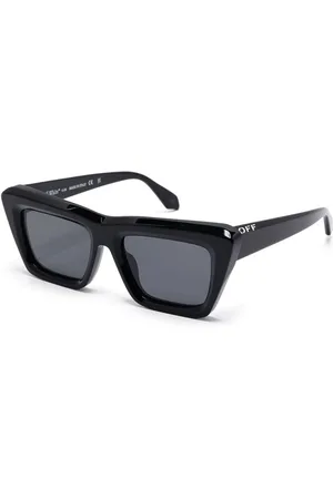 OFF-WHITE Sunglasses, male, , ONE SIZE, Square Frame Grey Tinted Sunglasses