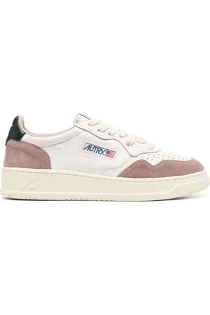 Autry Lace-Up Trainers with Branded Logo