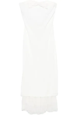Alessandra Rich Lace Bustier Dress
