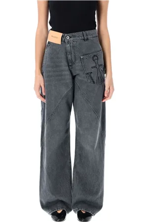 J.W.Anderson Wide Jeans, female, , W25, Twisted Workwear Denim Pant