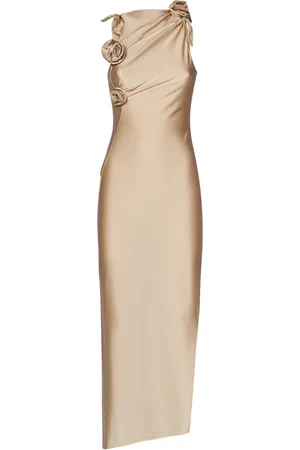 COPERNI Maxi Dresses, female, , M, Asymmetric Flower Gown