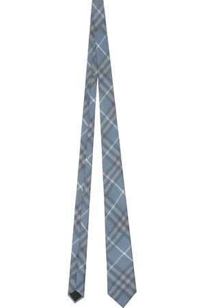 Burberry Ties, male, , ONE SIZE, Tartan Wraparound Style Mini Tag