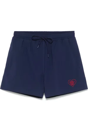 Family First Beachwear, male, , S, Navy Beachwear Drawstring Shorts