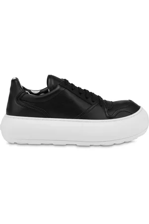 Moschino Sneakers, male, , 8 UK, Leather Panelled Sneaker