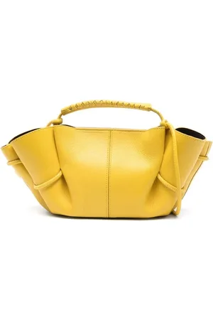 Hereu Handbags, female, , ONE SIZE, Citron Shoulder Bag with Magnetic Fastening