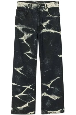 Purple Brand Straight Jeans, male, , W31, Bleached Denim Wide Leg Jeans
