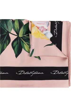 Dolce & Gabbana Silk scarf with floral motif