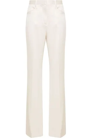 Tom Ford Ivory White Tailored Bootcut Trousers