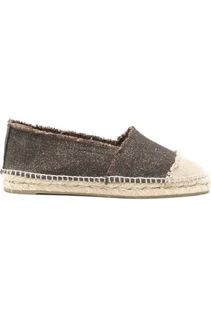 Castaner Espadrilles, female, , 3 UK, Coffee Fringed Edge Shoes
