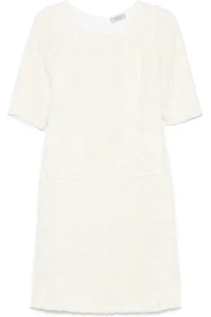 CHARLOTT Short Dresses, female, , S, Crew Neck Dress with Pockets