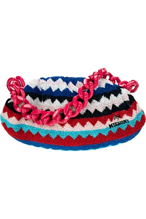 Missoni Clutches, female, , ONE SIZE, Multicolour Zigzag Clutch Bag