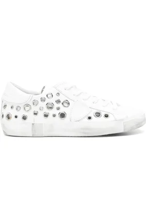 Philippe model Sneakers, female, , 8 UK, Leather Trainers Vintage Style